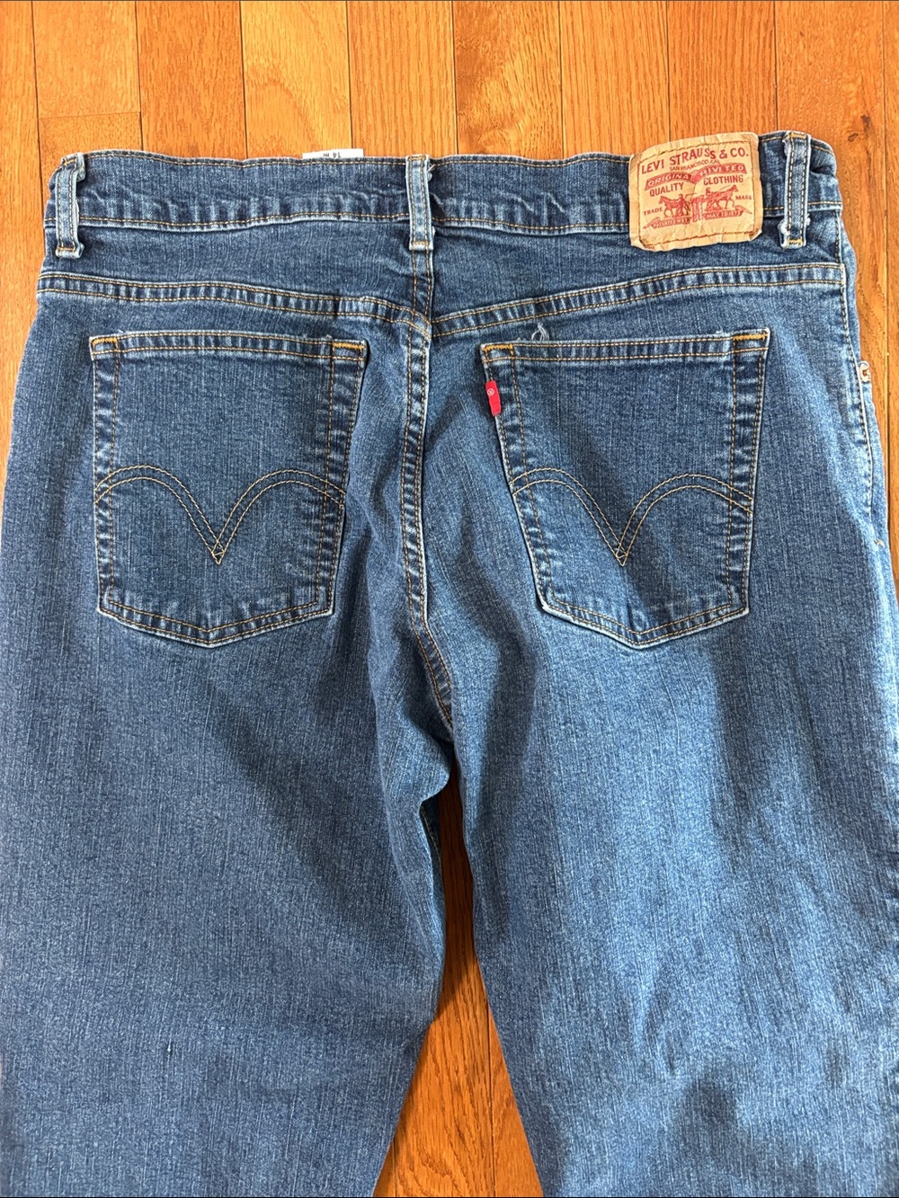 Levi's 550 Relaxed Fit Bootcut Jeans Size 14 M - Picture 7 of 8